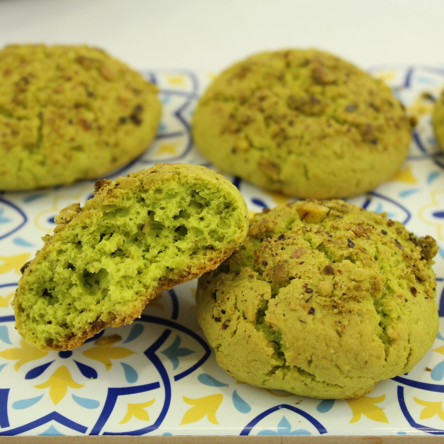 Ciambelle al pistacchio