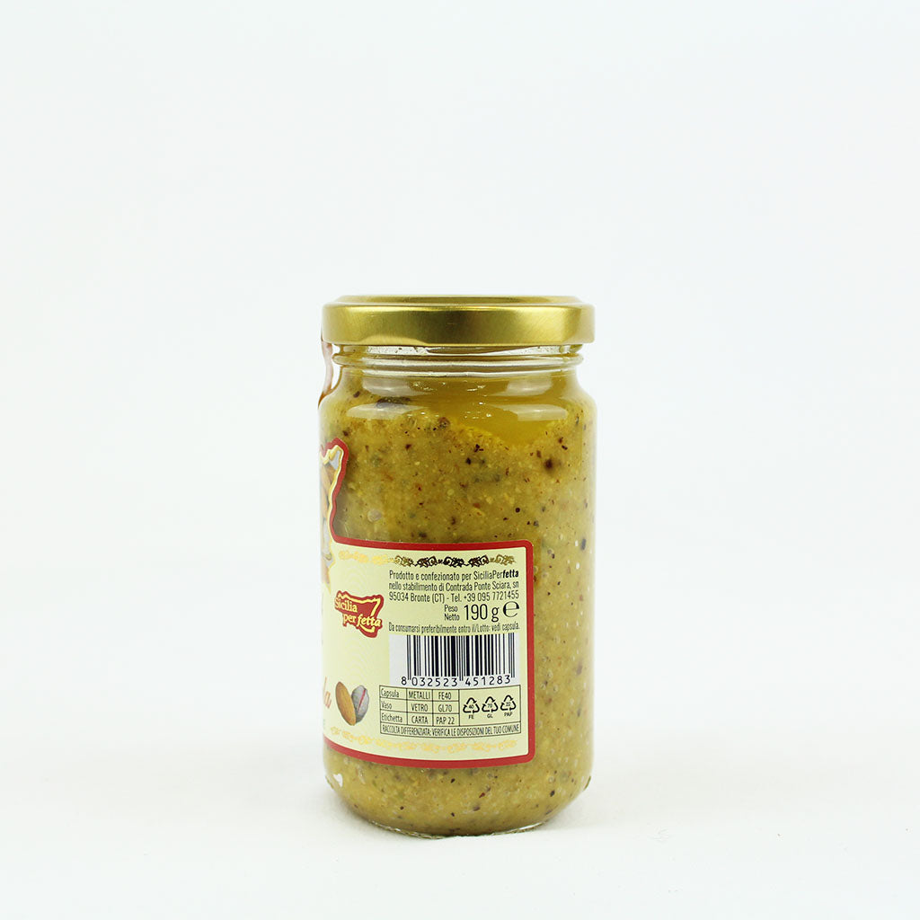 Pesto di pistacchio e Mandorla Sicilia Perfetta 190g