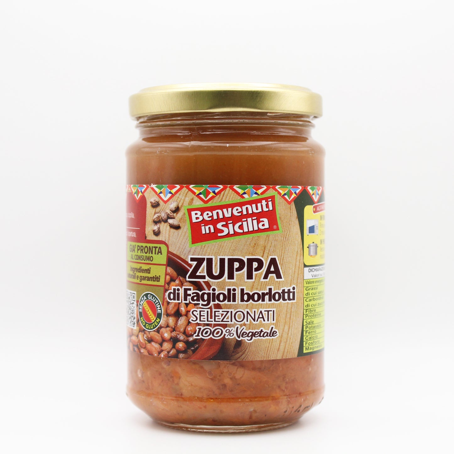 Zuppa di fagioli borlotti