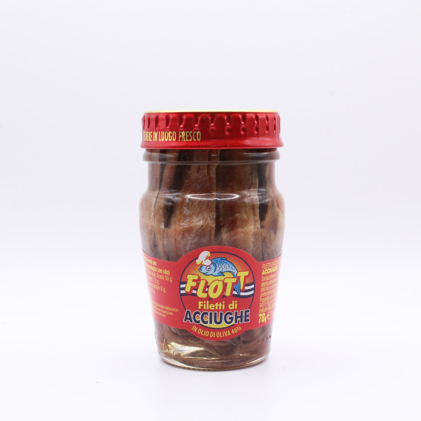 Filetti di acciughe in olio di oliva