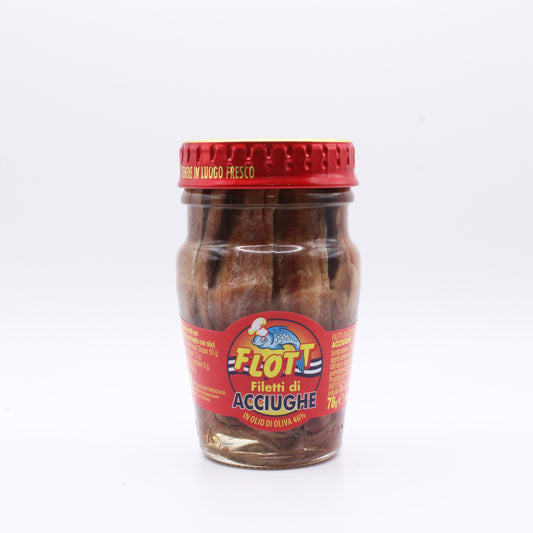 Filetti di acciughe in olio di oliva