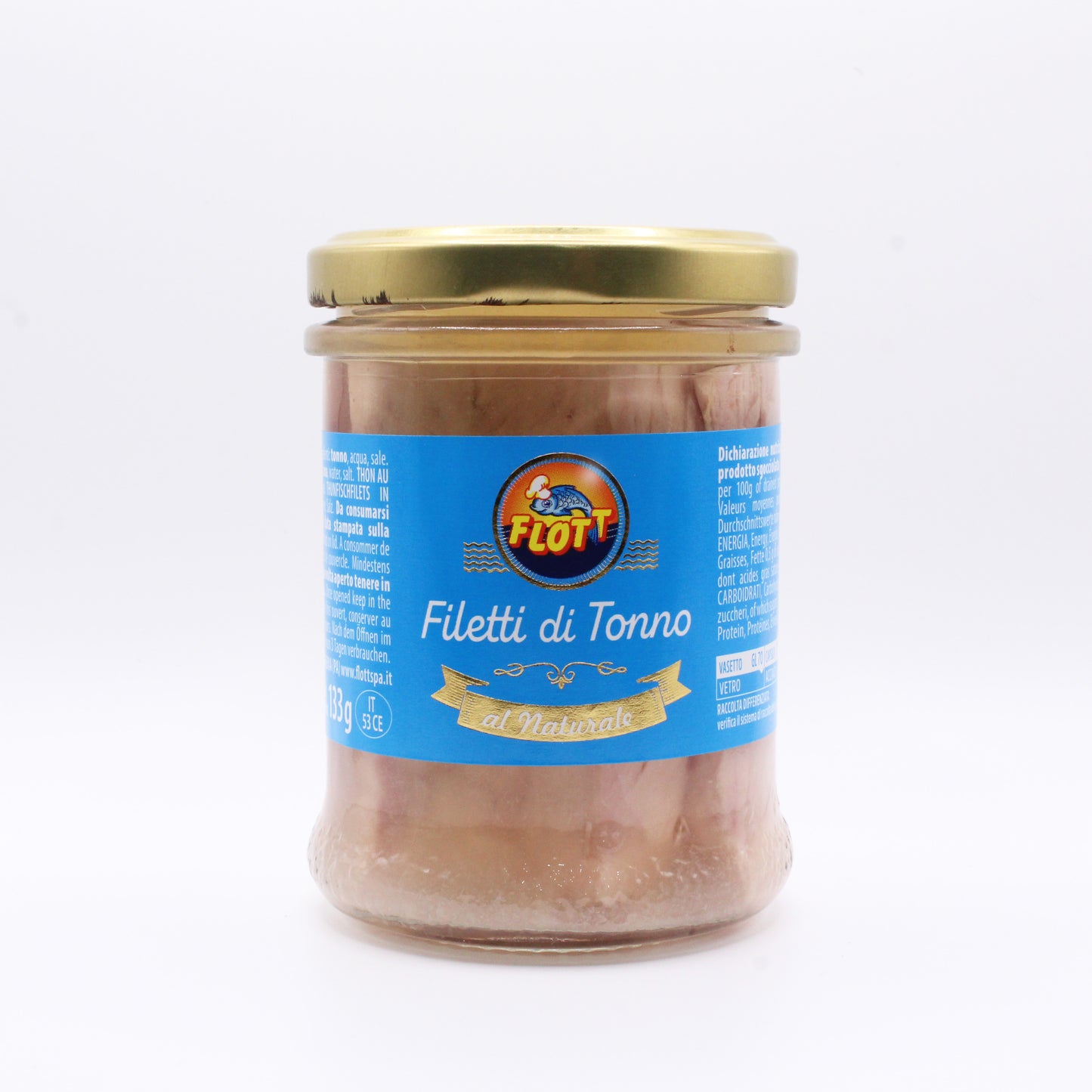 Filetti di tonno al naturale