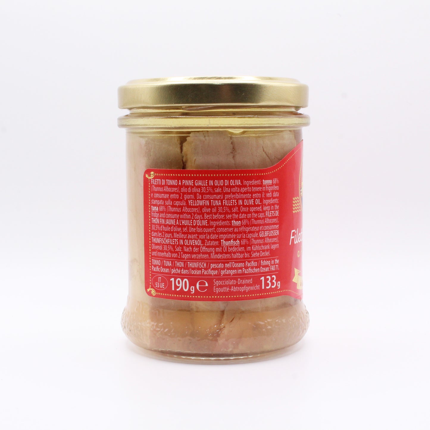 Filetti di tonno in olio di oliva