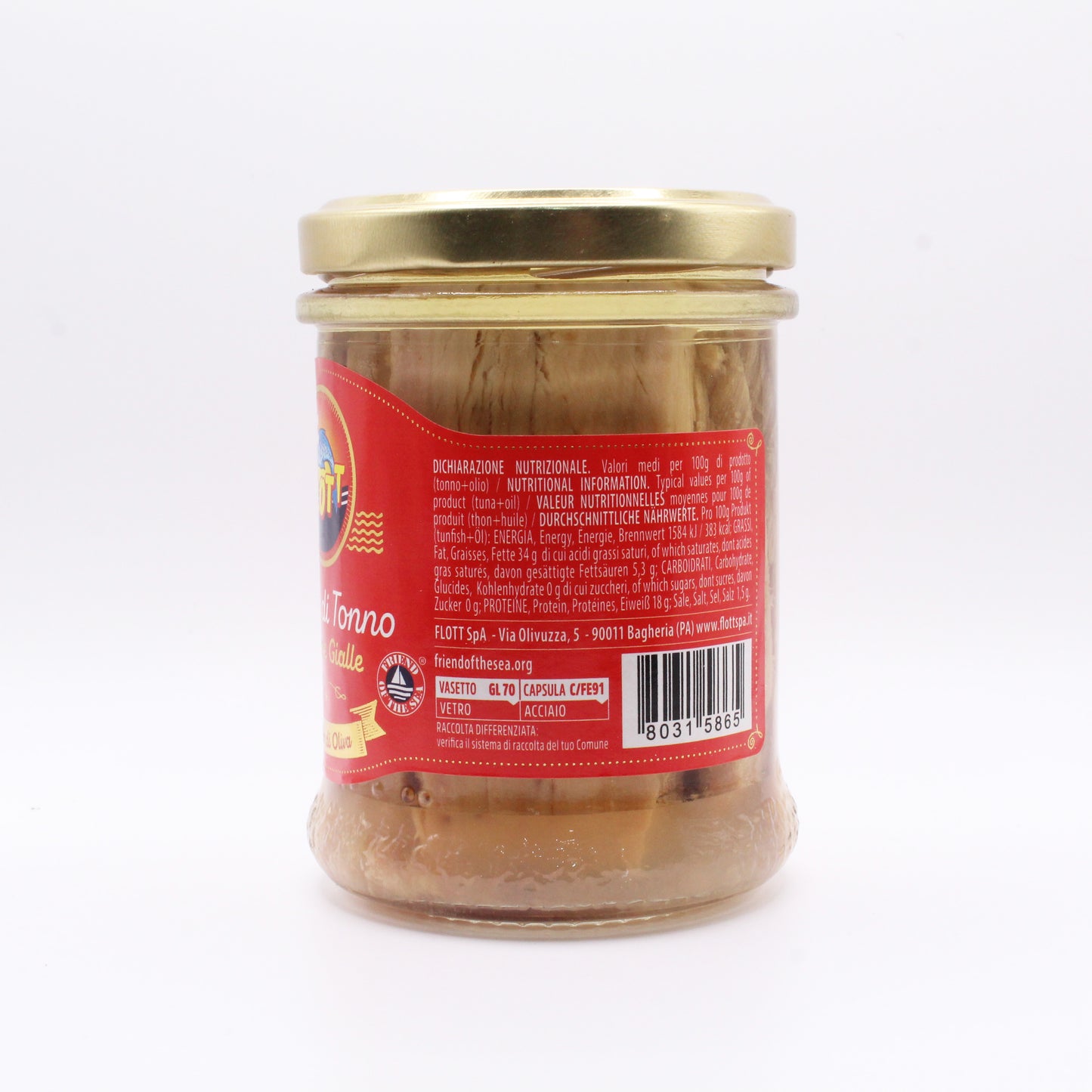 Filetti di tonno in olio di oliva